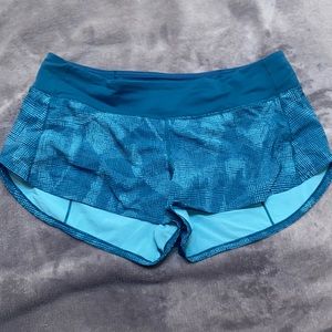 EUC Lululemon Speed Up Short